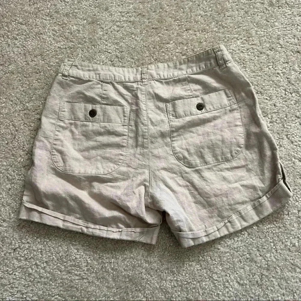 Patagonia Island Hemp Shorts Tan 5” Women’s Size 4